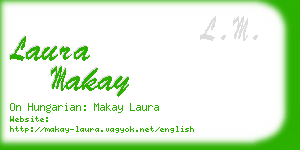 laura makay business card